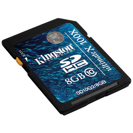 Kingston 8GB Ultimate X Class 10 SDHC Memory Card Adorama