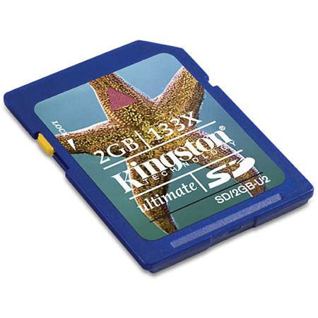 Kingston Tech 2 GB, 133xUltmt Scre Digi(SD) Memory Card