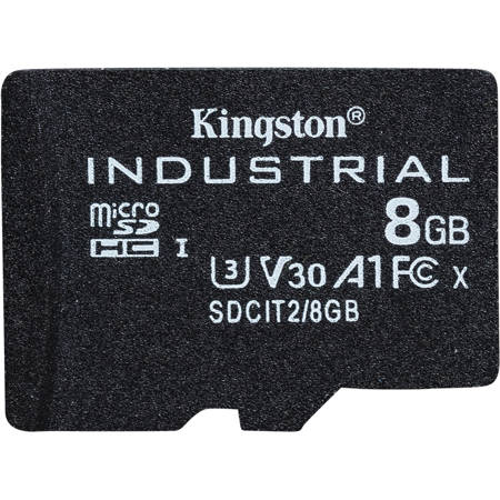 Kingston Technology Industrial 8GB microSDHC UHS-I Class 10 Memory Card