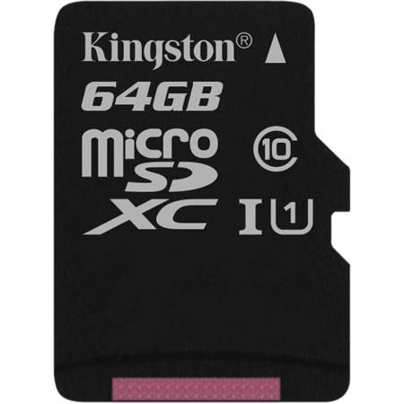 Kingston Technology Canvas Select 64GB Class 10 UHS-I microSDXC Memory Card