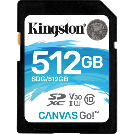Kingston Technology 512GB Canvas Go! UHS-I SDXC Memory Card