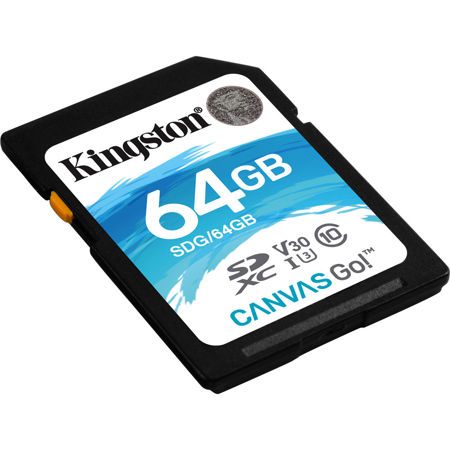 Kingston Technology 64GB Canvas Go! UHS-I SDXC Memory Card