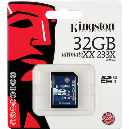 Kingston SDHA1/32GB SDHC UltimateXX UHS-I Memory Card