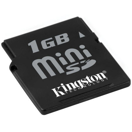 Kingston Technology 1 GB Mini Secure Digital, miniSD, Memory Card #SDM1GB