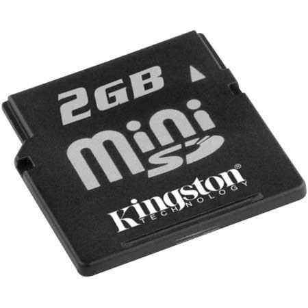 Kingston Technology 2 GB Mini Secure Digital (miniSD) Memory Card #SDM2GB