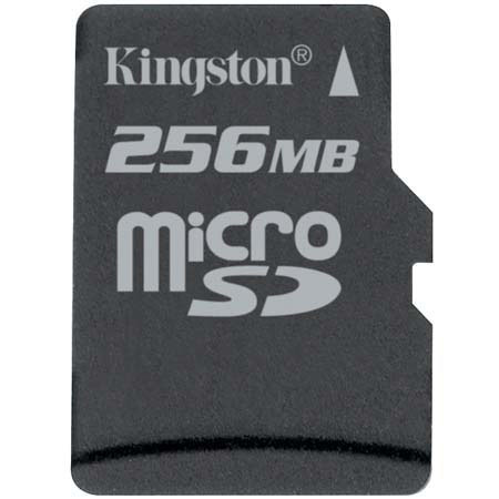 Kingston Technology 256mb Micro Secure Digital, microSD, Memory Card #SDC256