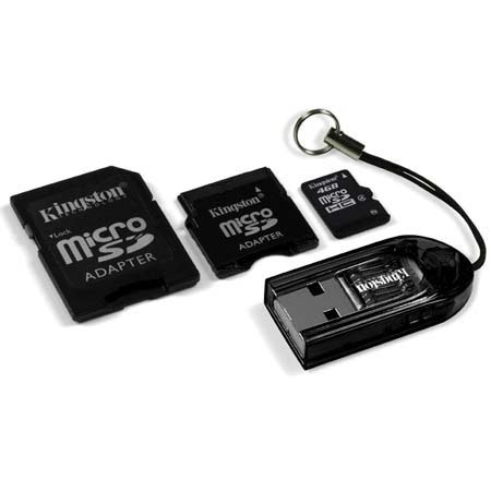 Kingston 4GB Mobility/Multi Kit with 4GB microSD Card