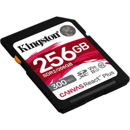 Kingston Technology Canvas React Plus 256GB SDXC UHS-II Memory Card