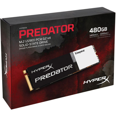 Kingston Technology 480GB HyperX Predator PCIe Gen2 x4 (M.2)