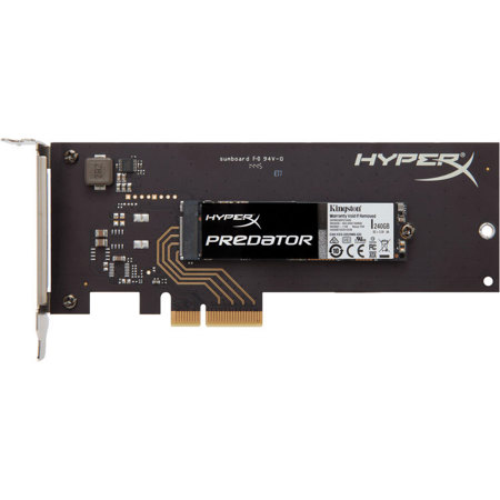 Kingston Technology 480GB HyperX Predator PCIe Gen2 x4 with HHHL Adapter