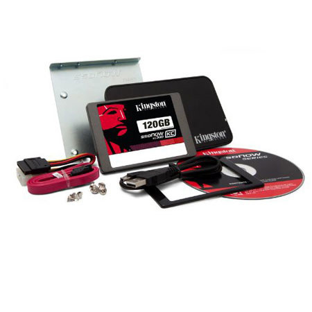 Kingston Technology SSDNow KC300 SATA 3 2.5" 120GB SSD Upgrade Bundle Kit