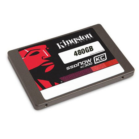 Kingston Technology SSDNow KC300 SATA 3 2.5" 480GB Internal SSD with Adapter
