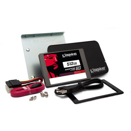 Kingston Technology SSDNow KC400 512GB SATA III 2.5" SSD Upgrade Bundle Kit