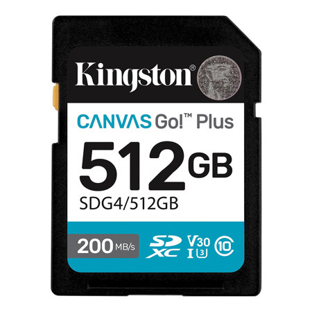 Kingston Technology Canvas Go! Plus UHS-I SDXC Memory Card