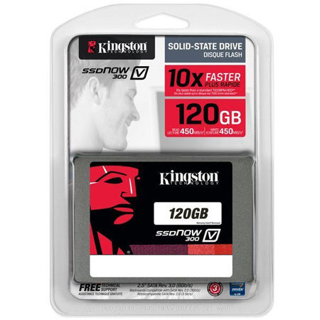 Kingston Technology 120GB SSDNow V300 SATA 3 2.5" Internal SSD Drive