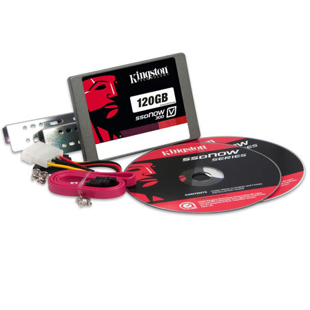 Kingston Technology 120GB SSDNow V300 SATA 3 2.5" Desktop Bundle Kit