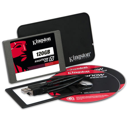 Kingston Technology 120GB SSDNow V300 SATA 3 2.5" Notebook Bundle Kit