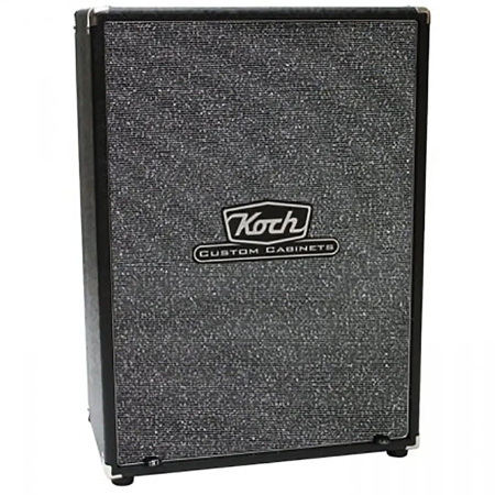 KOCH KCC212-V 2x12" 180W Front Mounted Vertical Speaker Cabinet, Silver Tolex