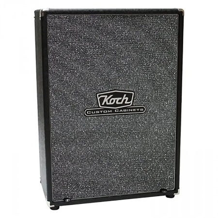 KOCH KCC212-V 2x12" 180W Rear Mounted Vertical Speaker Cabinet, Silver Tolex