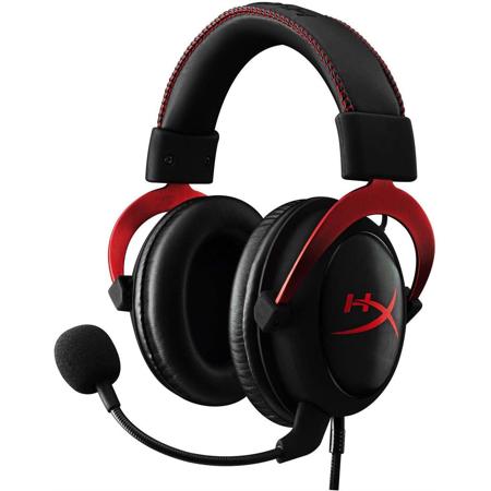 HyperX Cloud II Pro Wired Gaming Headset, Red