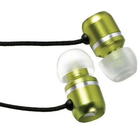Kicker EB101 Noise-Isolating In-Ear Headphones - Green