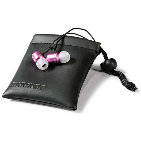 Kicker EB101 Noise-Isolating In-Ear Headphones - Pink