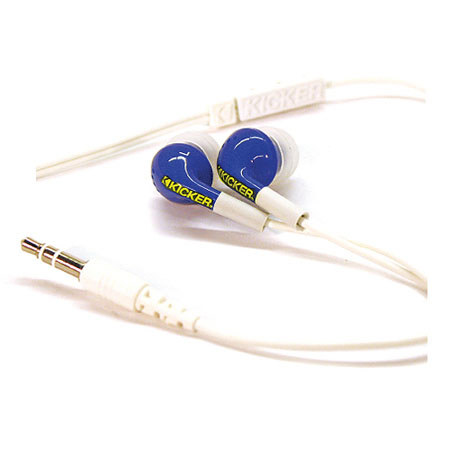 Kicker EB71 Blue Noise-Isolating In-Ear Headphones