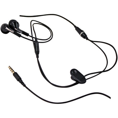 Kicker EB71MB In-Ear Headset with Microphone, Black