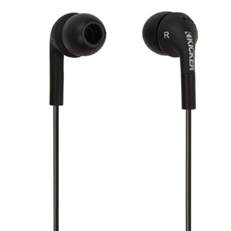 Kicker Flow Noise Isolation In-Ear Monitors, Black