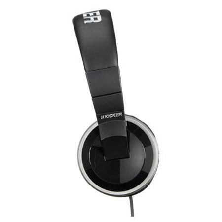 Kicker HP402B CUSH Full-Size Headphones, Black