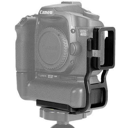Kirk BL-50DG Compact L-Bracket for Canon 50D with BG-E2N