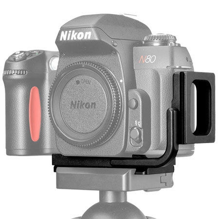Kirk Compact L-Bracket for Nikon N80 Camera Body