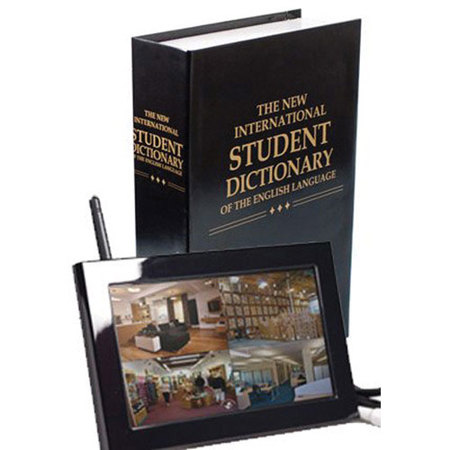 KJB Security Products C1505 Zone Shield Wireless Book Camera, QUAD LCD Receiver
