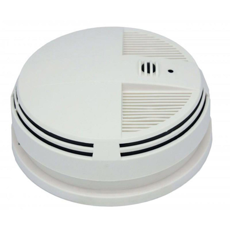 KJB Security Products SC7200HD Xtreme Life 720p HD Indoor Night Vision Bottom View Smoke Detector Hidden Camera with DVR