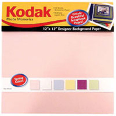 Kodak Photo Memories 12x12" Scrapbook,Spring Solid Clrs