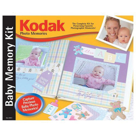 Kodak Photo Memories Baby Memory Kit, with Everything to Preserve a Photographic Moment.