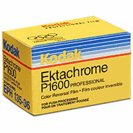 Kodak Ektachrome P1600 EPH Color Slide Film ISO 1600, 35mm Size, 36 Exposure, Transparency, - USA