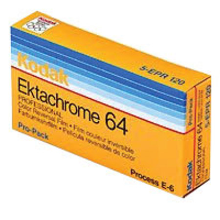 Kodak Ektachrome 64 EPR Color Slide Film ISO 64, 120 Size, Transparency, Pack of 5, *USA*