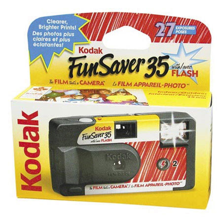Kodak Fun Saver 35mm One Time Use Disposable Camera with Flash. #8581167