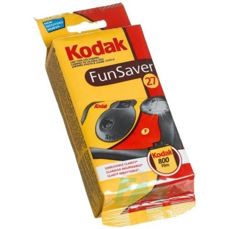 Kodak Fun Saver 35mm Disposable 27 Exposures Camera, 6-Pack, with