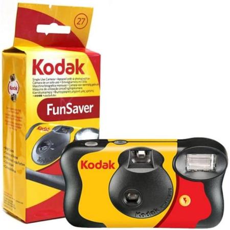 Kodak Fun Saver 35mm One-Time-Use Disposable Camera with Flash, 27