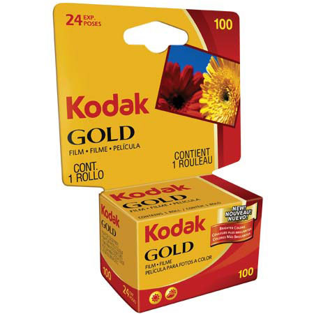Kodak Kodacolor Gold 100GA Negative Film 35mm 24 Exp