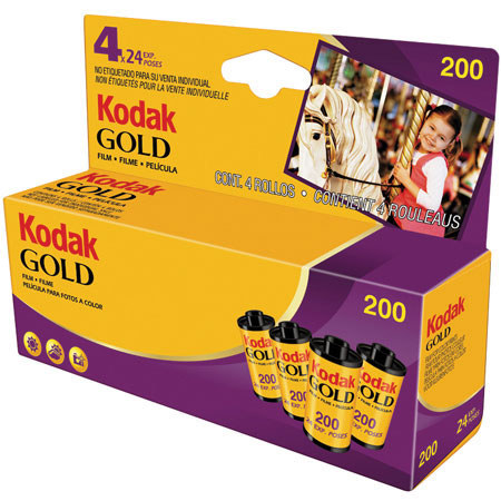 Kodak Kodacolor Gold 200GB Film, 35mm 24 Exp