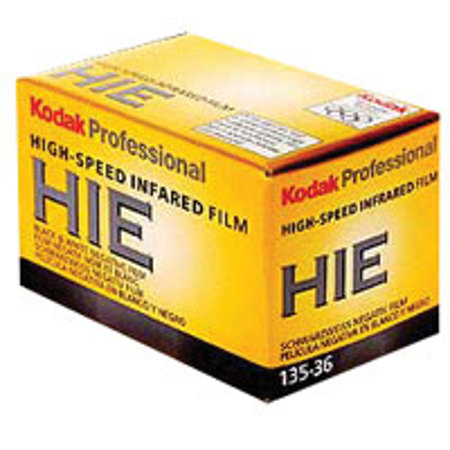 Kodak HIE, Hi-Speed Infrared Black & White Negative Film, ISO Does Not Apply, 35mm Size, 36 Exposure, USA