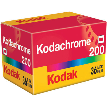 Kodak Kodachrome KL 200 Color Slide Film ISO 200, 35mm Size, 36 Exposure, Transparency, USA