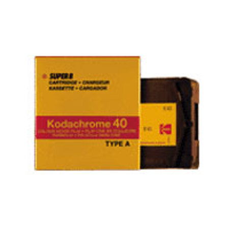 Disc. Kodachrome 40 KMA 464 Color Reversal Movie Film ISO 40, Super 8mm Cartridge Size, 50 Feet, Silent, USA.