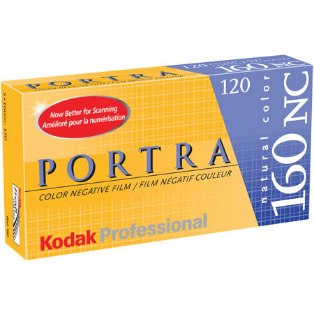 Kodak 1466614 Portra 160NC Color Negative Film 120 Size