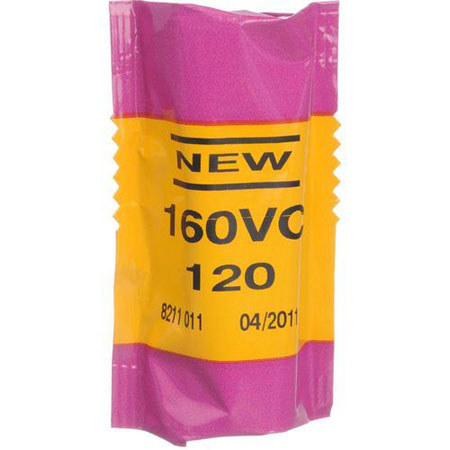 Kodak 8701930 Portra 160VC Color Negative Film 120 Size