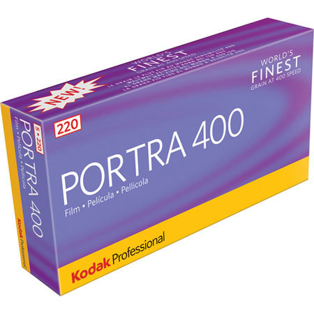 Kodak Portra 400 Color Neg Film 220mm 5pk USA 8374290