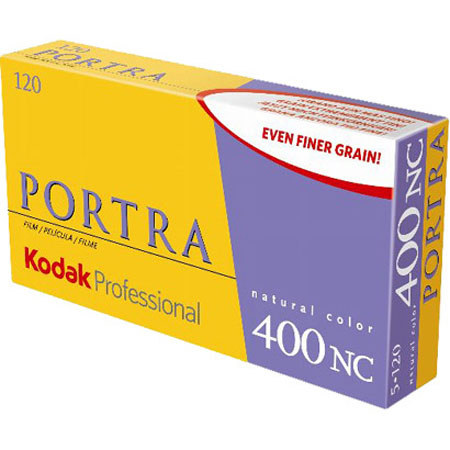 Kodak Portra 400NC Color Negative Film 120 Size, 5 Pack
